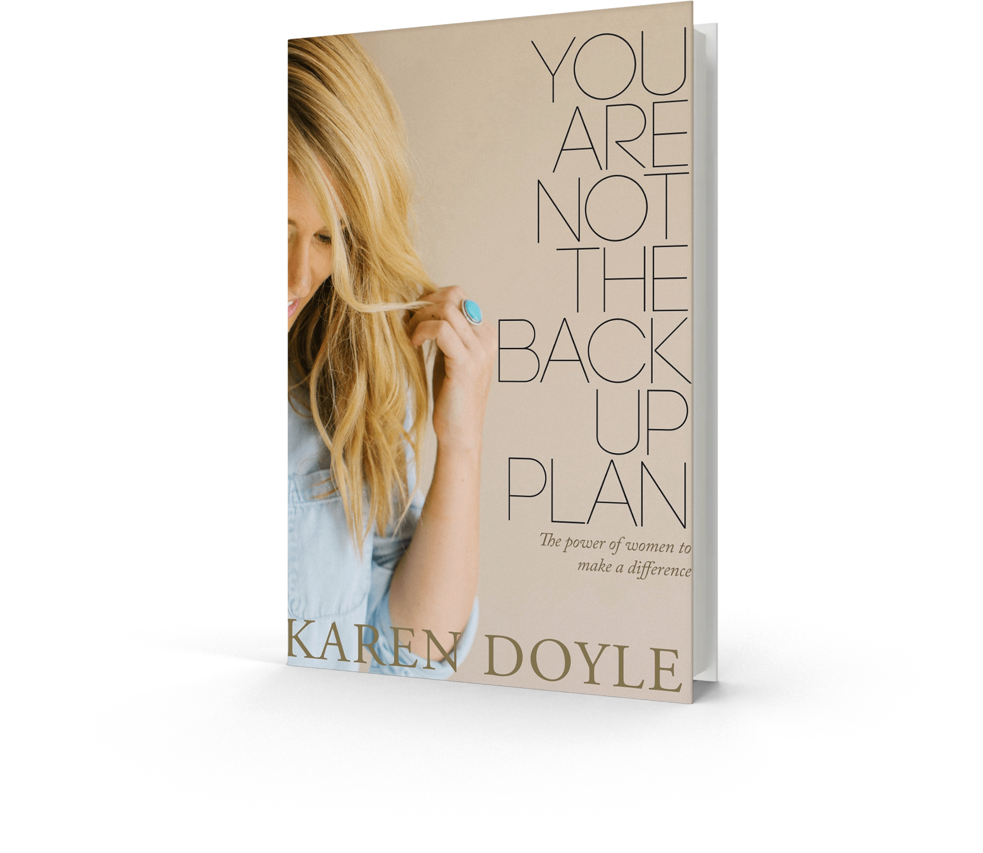 BACK UP PLAN BOOK COVER